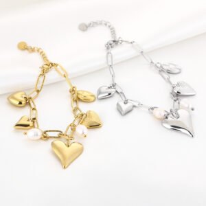 Pearl Charm Bracelet