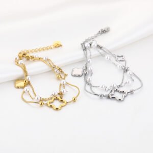 Lucky Pearl Trio Bracelet